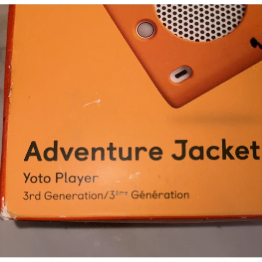 Yoto Player (3rd Generation) Adventure Jacket Silicone Carry Case - Punch Orange